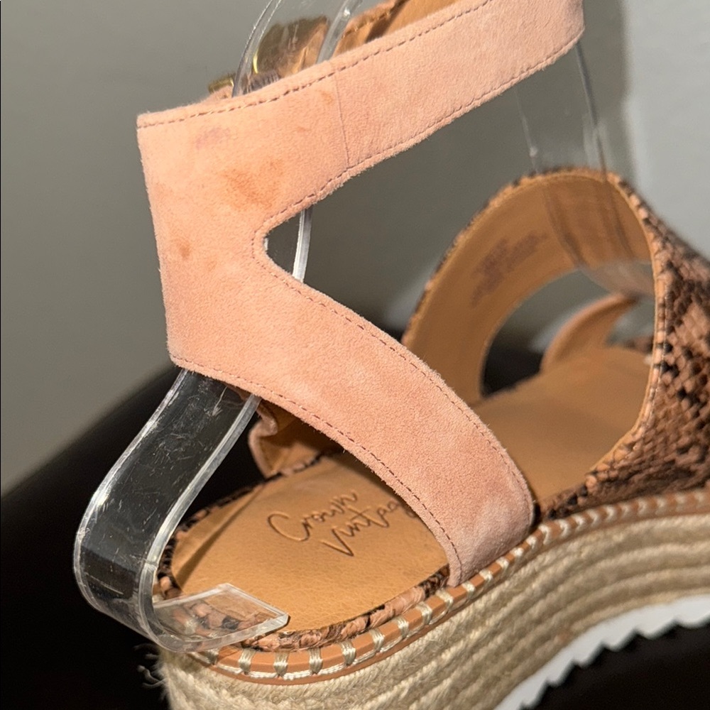 Crown Vintage Espadrille Wedge Sandals - Picture 8 of 13
